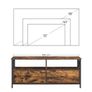 New TV Unit Display With 2 Drawers - FREE P&P Image 6