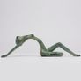Minimalist Posing Lady - Patinated Bronze Image 6