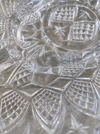 Bohamine Crystal 5 Section Nut Dish.