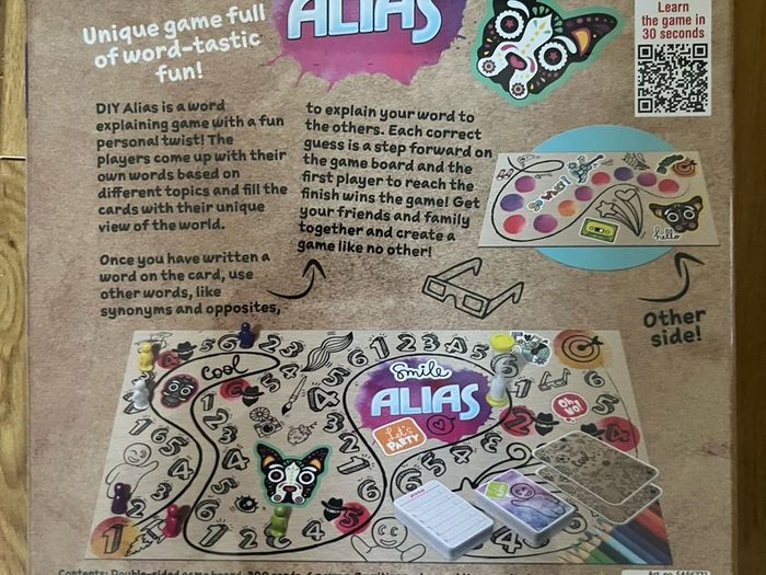 Tactic DIY Alias Board Game NEW & SEALED Rare