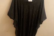 NEW black sparkly blouse (approx size 22-24)
