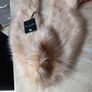 Simple Be Faux  Fur Nede Scarf/Long Collar.  S. One Size. B.N.W.T Image 3