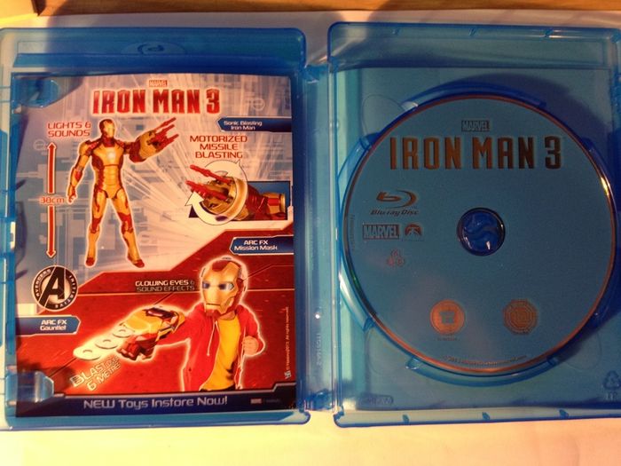 Iron Man Trilogy (Marvel) Robert Downey Jr. [3xBlu-ray Movies]
