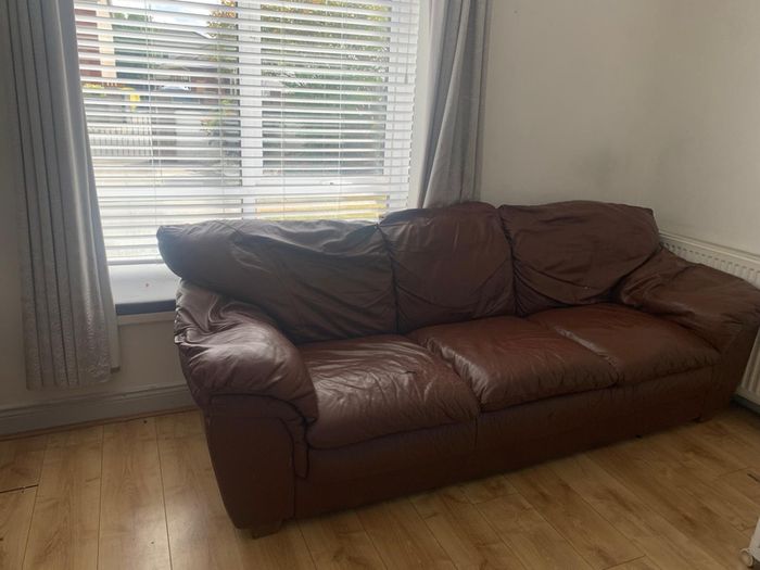 natuzzi leather sofa