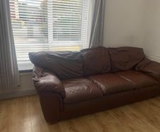 natuzzi leather sofa