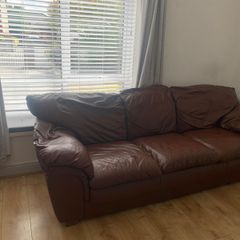natuzzi leather sofa