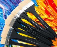 12pcs Bristles Long Rod Brushes Set Gouache Acrylic Board Painting Brush Cleaning Removal Multi-function Practical Brushes Set