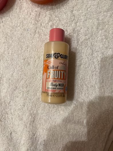 1 Soap & Glory Body Butter. 1 x Soap & Glory Body Scrub. 1 x Soap & Glory Body Wash