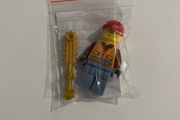 Lego City  Construction Worker minifigure