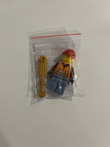 Lego City  Construction Worker minifigure