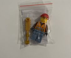Lego City  Construction Worker minifigure