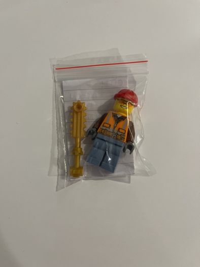 Lego City  Construction Worker minifigure
