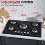 Glass Gas Hob 5 burners Image 6