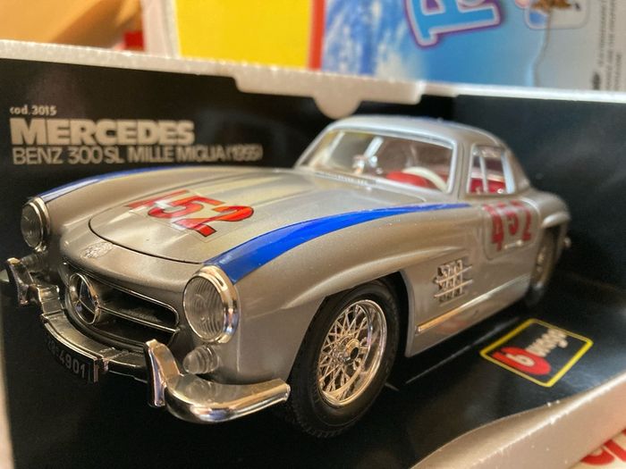 Mercedes 300 SL Mille Miglia 1/18 Burago New