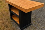 Rustic kitchen island
