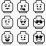 Lego Head T-Shirt Funny Gift Birthday PICK YOUR FACE Image 3