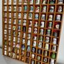 Worldwide Thimble Collection of 154 Thimbles with Two Wooden Display Cabinets included Image 2