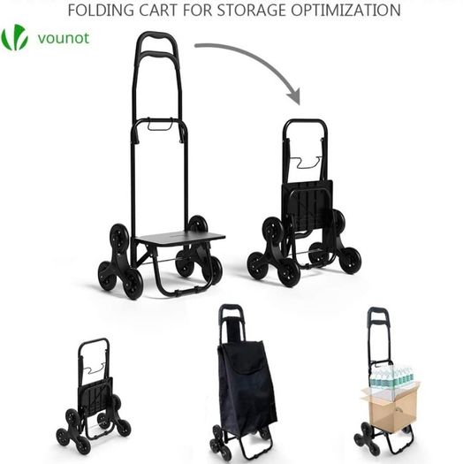 Folding Shopping Trolley on 6 Wheels, Stair Climbing Shopping Cart, Grocery Trolley MULTIPLE COLOURS AVAILABLE (FREE POSTAGE)