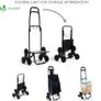 Folding Shopping Trolley on 6 Wheels, Stair Climbing Shopping Cart, Grocery Trolley MULTIPLE COLOURS AVAILABLE (FREE POSTAGE) Image 8
