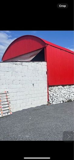 Painting of farm sheds