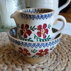 nicholas mosse discontinued tiny old rose jug and bowl set
