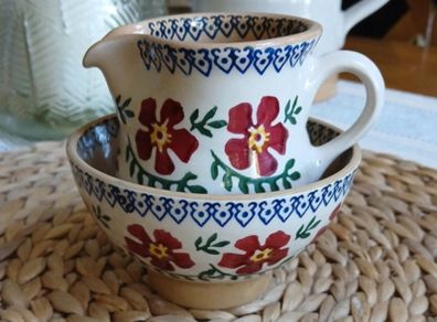 nicholas mosse discontinued tiny old rose jug and bowl set