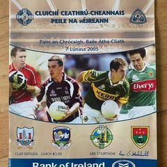 2005 Kerry v Mayo & Cork v Galway - GAA Senior Football Quarter Final Programme