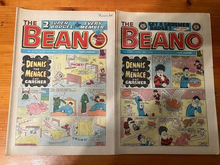 Comics: 'The Beano' 1983 (38 numbers)