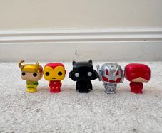 Marvel Funko Pop Calendar 80th Anniversary Edition Avengers Ultron Daredevil Iron Man Black Panther Loki approx. 3.5 cm. Used Please see photos