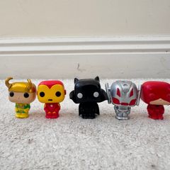 Marvel Funko Pop Calendar 80th Anniversary Edition Avengers Ultron Daredevil Iron Man Black Panther Loki approx. 3.5 cm. Used Please see photos