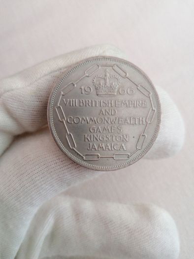 1966 Jamaica 5 Shillings Coin
