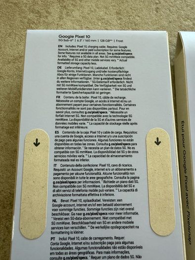 Sealed Google Pixel 10 incl case + warranty