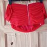 Woman's bustier with back zip and boning in front bodice for added structure Image 4