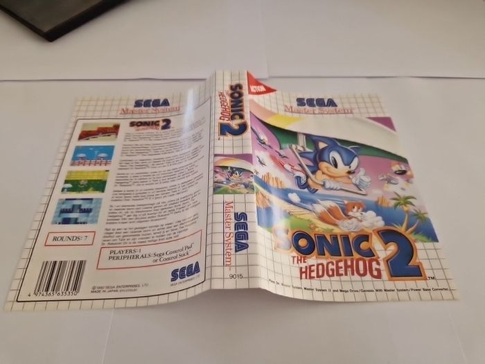 Sonic The Hedgehog 2 Master System Arcade Retro Games Original