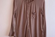 Gap Mauve 3/4 Sleeve Top Size XS BRAND NEW