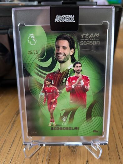Dominik Szobozlai Liverpool FC Topps Total Football Team of the Season /75