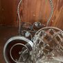 Vintage Heavy Cut Glass Ice Bucket / Biscuit Barrel Image 8
