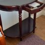 Hall Table And matching  mirror Mahogany colour Image 4