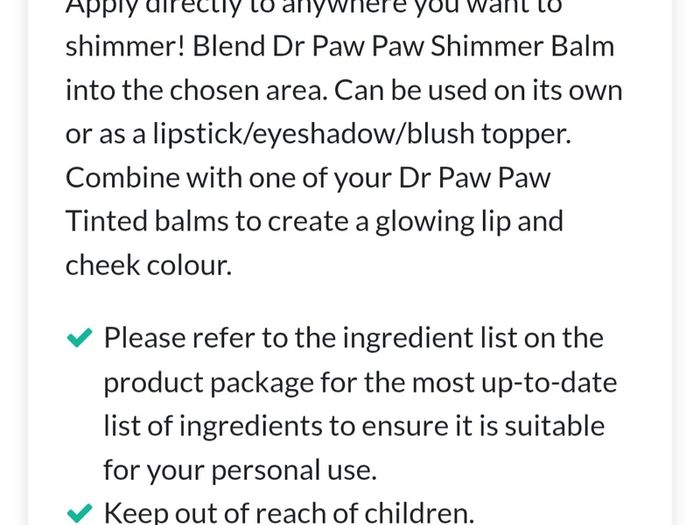 4 Euro Each!! - Brand New Dr. Paw Paw - Multi-Use - 4 In 1s - Size - Large 25ml - RP - 10.00 - Each