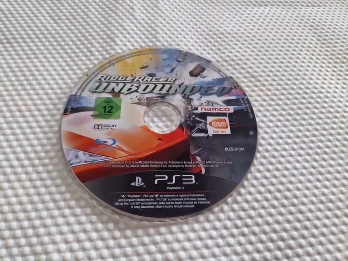 Ridge Racer Unbounded PlayStation3 Ps3 Games Original