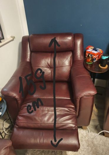 leather sofa in great condition!