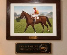 1937 Ingre RARE Ledgendary War Horse Jockey Signed