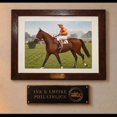1937 Ingre RARE Ledgendary War Horse Jockey Signed