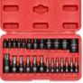 25-Piece Torx Bit and Female External Socket Set, 13 Star Bits (T8- T60) & 12 Female E-Torx (E4-E22), Professional Grade Auto & Motorcycle Mechanic Socket Set Image 2