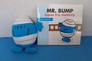 Vintage Mr Men book and new Mr bump toy