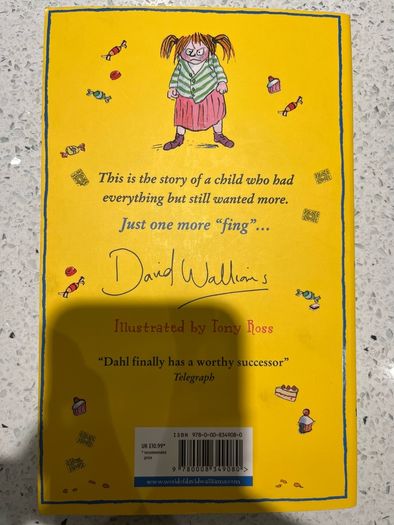 David Walliams Books - Billionaire Boy, Awful Auntie & Fing