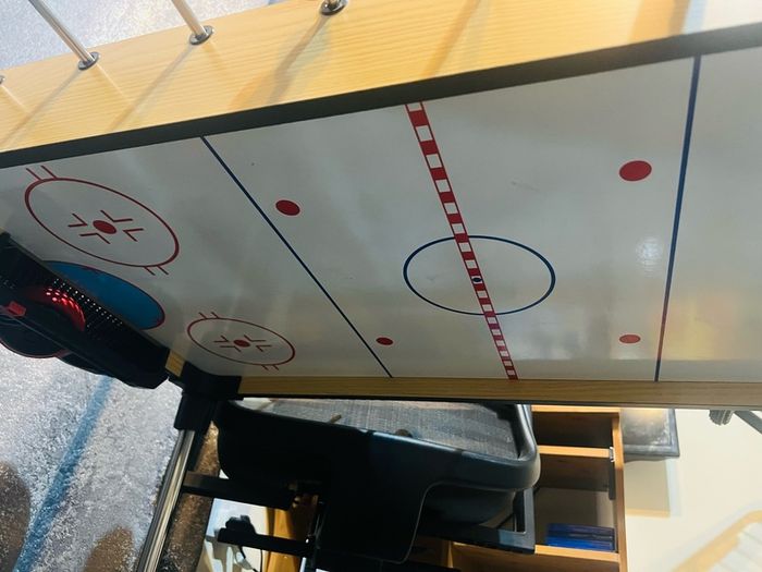 Brand new foot ball and air hockey indoor game..