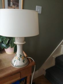 Stoneware Jackson lamp and shade