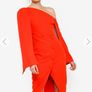 Womans midi Lavish Alice Red dress size10 Image 2