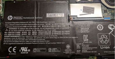 HP Spectre x360 Laptop Battery PK03XL - few hours on idle